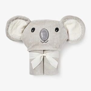 NWT Koala Hooded Baby Bath Wrap